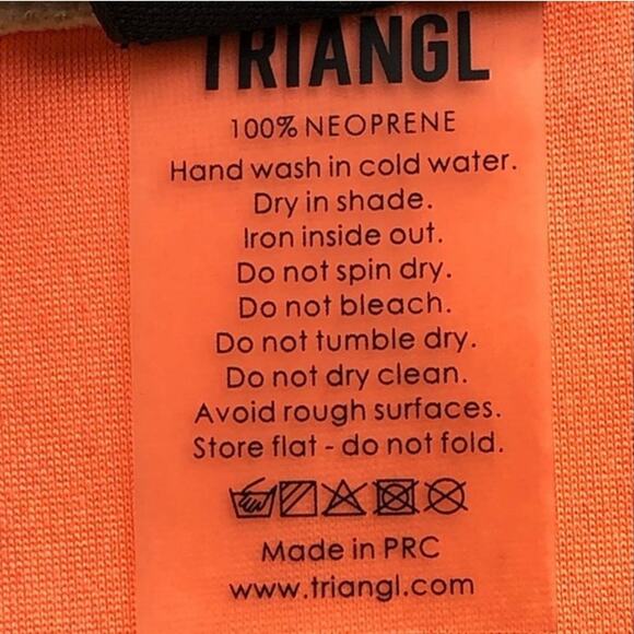 Triangl Floral Neoprene Swim Bottoms Large – Tan/Purple Pink Pattern, EUC - Picture 7 of 14